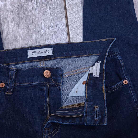 Madewell Womens Skinny Skinny Jeans Size 26x32 Dark Denim Low Rise Stretch Pants - Picture 6 of 9